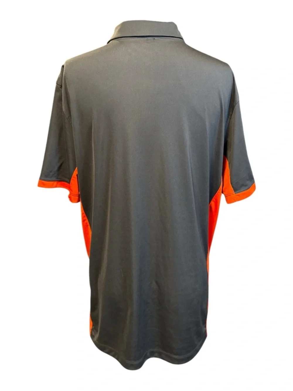 Nike Gray and Orange Polo with Beavers Logo
